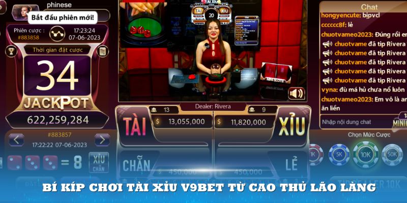 Bí kíp chơi Tài Xỉu V9bet từ cao thủ lão làng