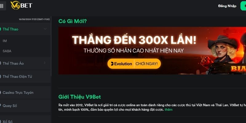 Thể thao V9Bet